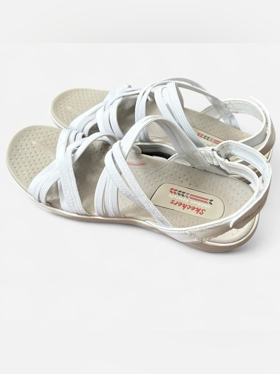 Skechers Shoes - Skechers Reggae Cup Smitten By You Sandals, Grey, Women's 9